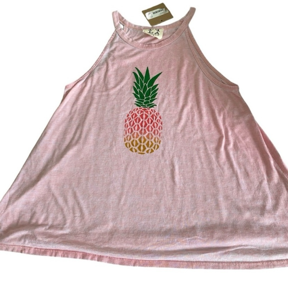 PPLA Grateful Sleeveless Relaxed Tank Top size small